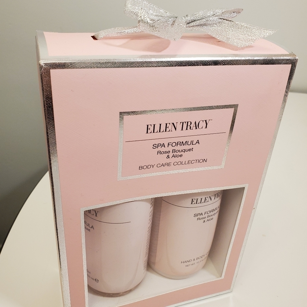 NWT Ellen Tracy SPA FORMULA Rose Bouquet &Aloe Set - Picture 1 of 4